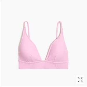 JCREW light pink bikini top